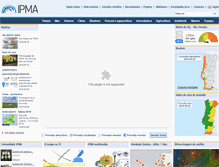 Tablet Screenshot of ipma.pt